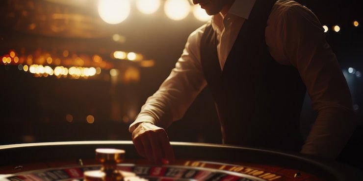 Pengguna memeriksa rincian bank secara aman